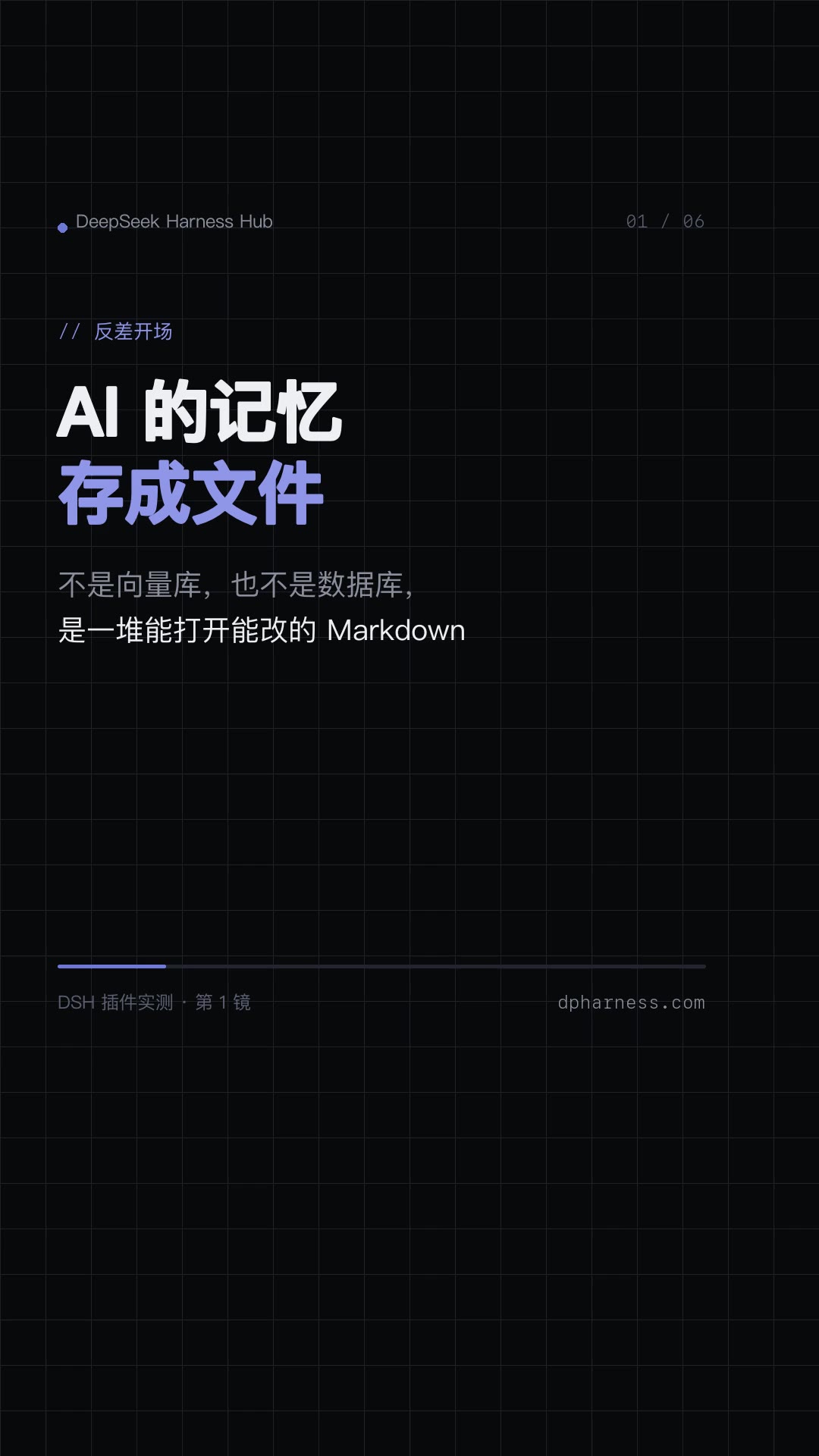 记忆为什么该是文件——ReMe 的文件优先设计 — 60 秒视频版封面